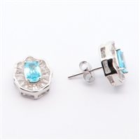Orecchini Domar Gioielli Donna Dolù Bijoux orecchini in Argento Cubic Zirconia EZB117747